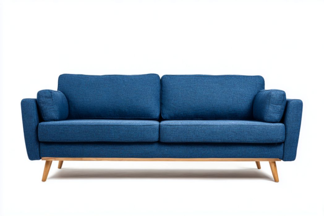 Sofa z tkaniny obiciowej do wypoczynku w salonie - 200 x 90 x 85cm