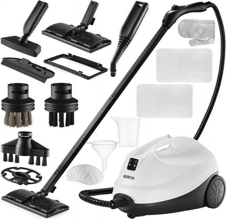 CZYŚCIK WIELOFUNKCYJNY MOP PAROWY MYJKA KERCH PRESTO WHITE 3000W 4BAR(CZYŚCIK WIELOFUNKCYJNY MOP PAROWY MYJKA KERCH PRESTO WHITE 3000W 4BAR)